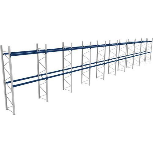 RACK 1 DÉPART + 9 SUIVANTS LXLXH 2700X28400X4500 600KG 2 NIV - BITO