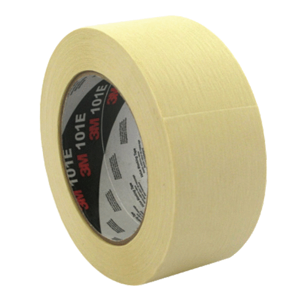 RUBAN ADHÉSIF DE MASQUAGE PAPIER CRÊPÉ 30°C/1H - 101E18 - 18  MMX50 M 3M - OTELO