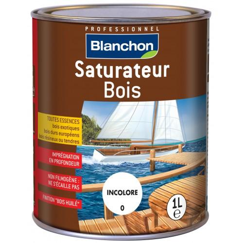 SATURATEUR BOIS POUR TERRASSES ET MENUSERIE EXTÉRIEURES - 20 L - INCOLORE BLANCHON