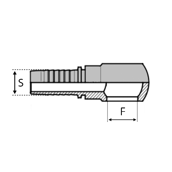 Série VIS BSPP - RNR - 10 , 5/8