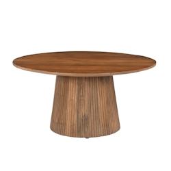 SIT Möbel Table basse | Plateau rond | Manguier naturel massif | L 80 x P 80 x H 38 cm - beige Bois massif 14881-01_0