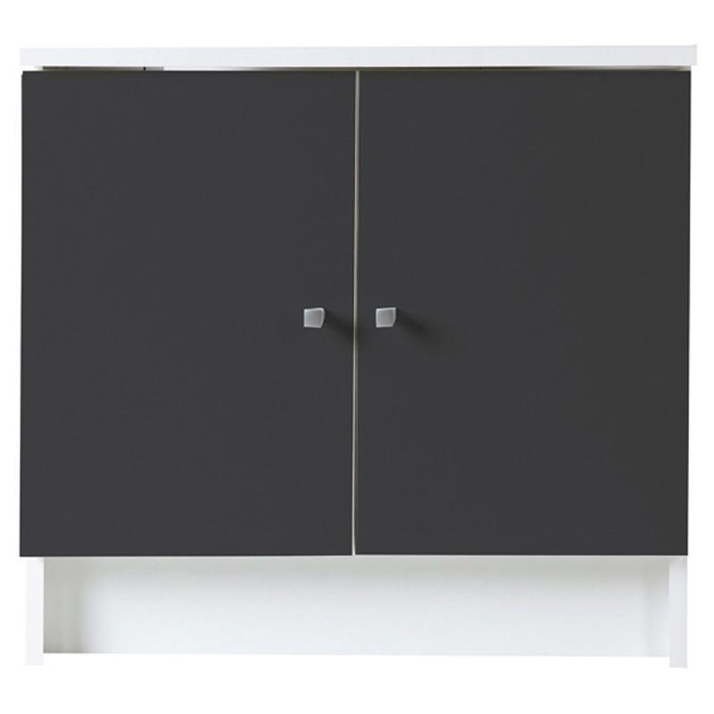 Sous Lavabo 2 Portes Remix Gris Paris Prix