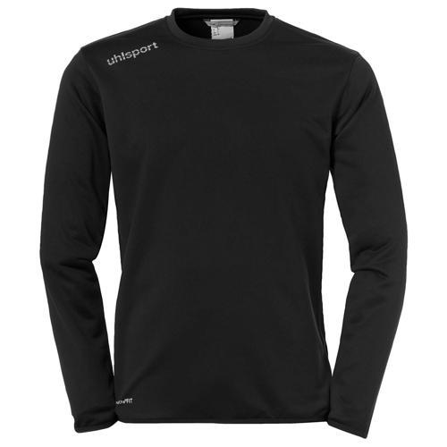 SWEAT TOP ESSENTIAL NOIR/BLANC UHLSPORT