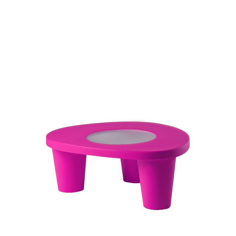 Table basse low lita de SLIDE - fuschia_0