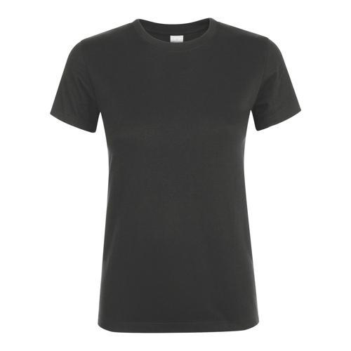 TEE-SHIRT PERSONNALISABLE GRIS FONCE FEMININ CLASSIC 150G