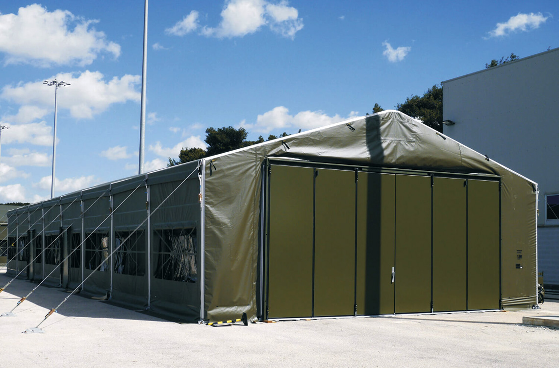 Tente militaire sur mesure adaptée aux environnements climatiques difficiles - TMV_0