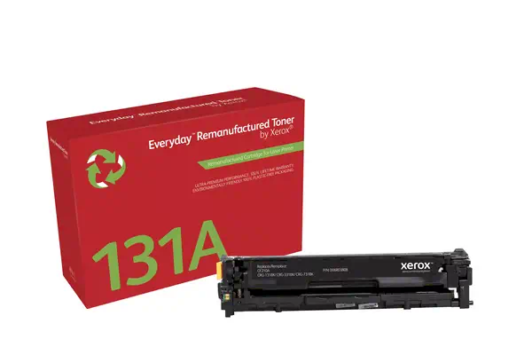 Toner remanufacturé Noir Everyday¢ de Xerox compatible avec HP 131A (CF210A), Capacité standard_0