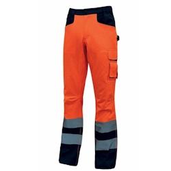 U-Power - Pantalon de travail orange haute visibilité BEACON Orange Taille L - L 8033546385357_0