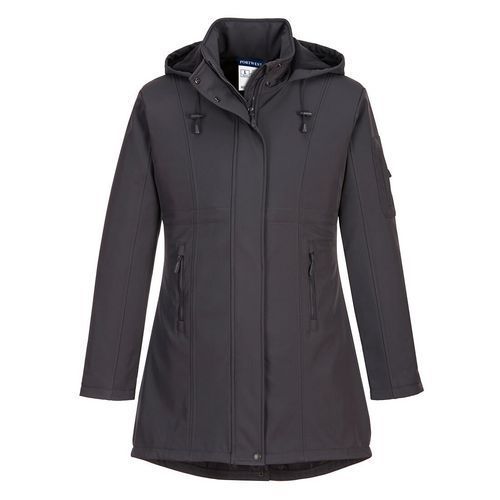 VESTE SOFTSHELL CARLA POUR FEMME TK42 GRIS L - PORTWEST