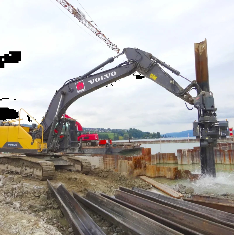 Vibrofonceur à prise latérale - Équipement pour pelle dès 15 t_0