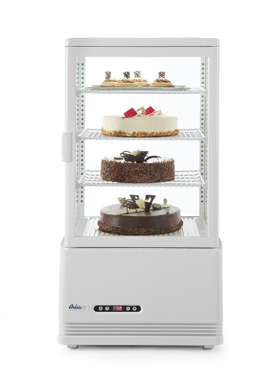 Vitrine de table, 78 litres - blanc - P233641_0