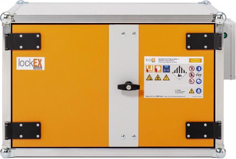 Armoire anti-feu batteries sans pieds 8/5 LockEX 2.0 Premium SIM 230 V - CEMO - 12112_0