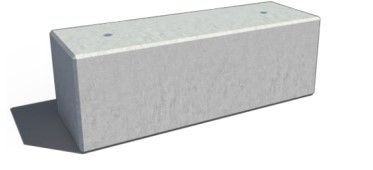 BSF_150 - Bloc béton Lego Buhler Fils - Longueur 150cm, 3 connecteurs négatifs, 2 ancrages filetés_0