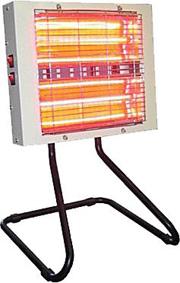Chauffage radiant à infrarouge mobile portable CQS 30 - 3 kW - 2 lampes de 1500 W - 230 V_0
