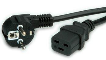 Cordon d'alimentation Swiss Plug - 2 pôles droits, connecteurs détachables, fabrication sur mesure_0