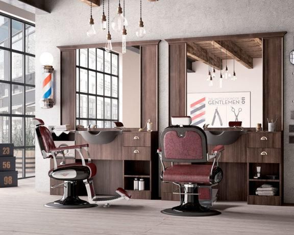 Meuble avec vasque - Easy Barber Wash - L150cm x H Min 92cm x P50cm_0
