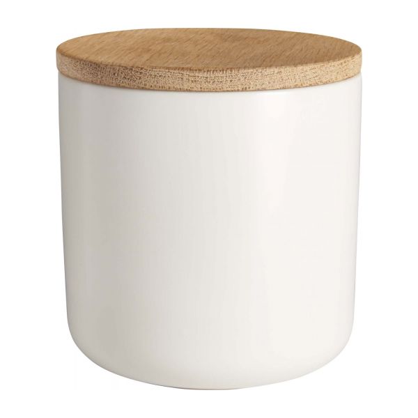 Elton - Bocal rond en grès beige - Référence 912180_0