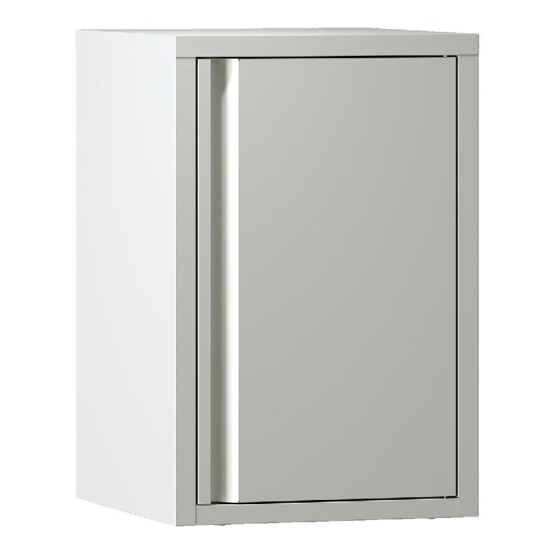Helloshop26 - Armoire étagère 50 x 33 x 35 cm meuble de rangement murale acier blanc 03_0008887 - blanc métal 3000224396276_0