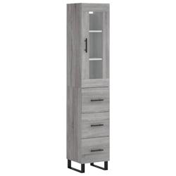 Helloshop26 - Buffet bahut commode armoire meuble de rangement organisateur cuisine salle de séjour salon haut sonoma 34,5 x 34 x 02_0035296 - 300021_0