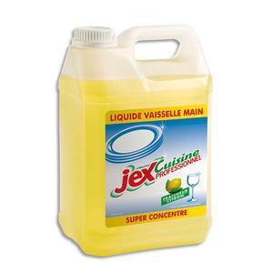 Jex professionnel bidon de 5 litres de liquide vaisselle main citron_0