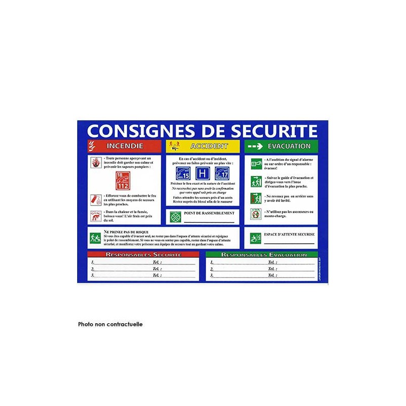 Jod1 - panneau des consignes de sécurité horizontal - jod1signalconsignes_0