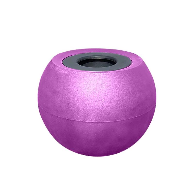 PLAST'UP ROTOMOULAGE Pots de fleurs sphérique xxl speranza 325l-lot de 2 - VIOLET - violet 0750122558636_0
