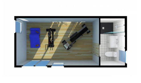 Studio de jardin - salle de sport avec douche et toilettes indépendantes_1