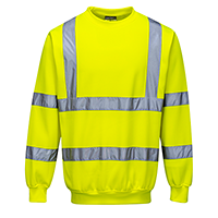 Sweat-shirt haute-visibilité jaune B303 - Taille XL - EN ISO 20471 Class 3_0