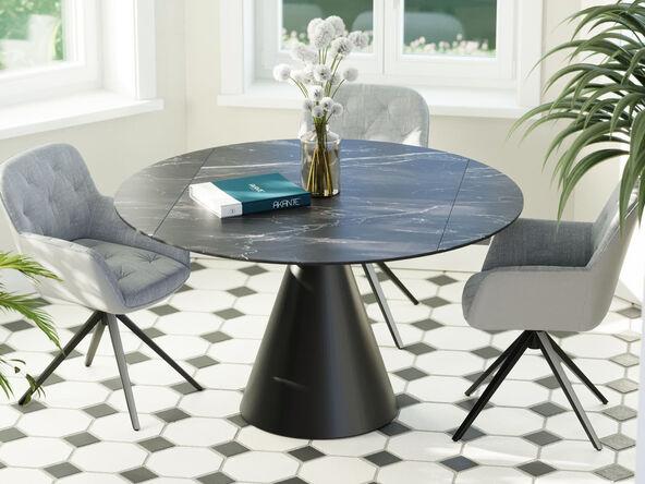 Table ronde polyvalente en céramique - Arlington Seatmob - Dimensions 135 cm, 150 cm et 190 cm_0