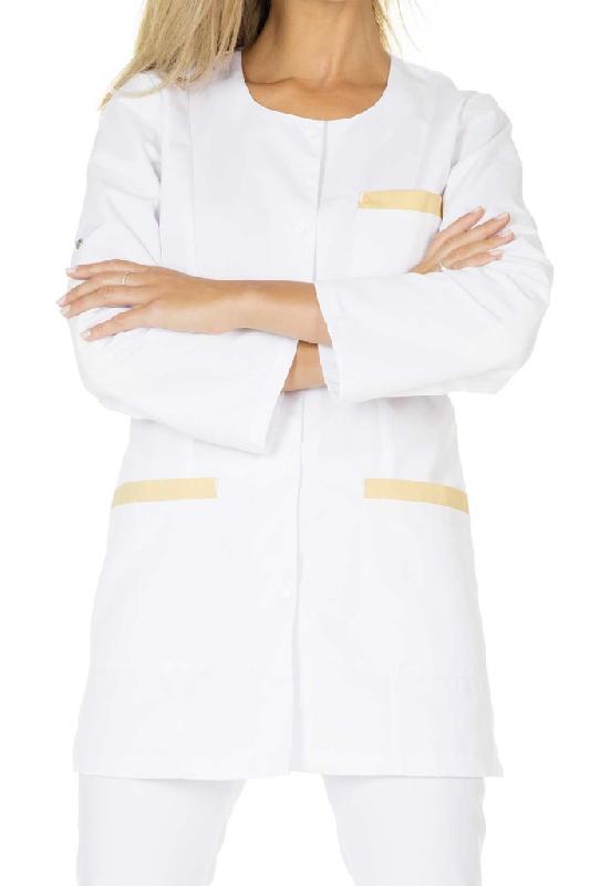 Tunique pour femme à manches transformables CAROLE - 65% polyester, 35% coton, 210g - PCBT020-BC-T0 - Muzelle Hasson_0