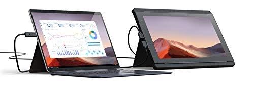 TRIO MAX - Écran portable Full HD IPS pour ordinateurs portables, alimentation USB Type-A et Type-C, compatible Mac, Windows, Nintendo Switch_0