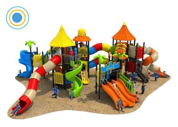 Aire de jeux avec structure tubulaire robuste - CST-020 - pour 20 enfants - normes européennes_0