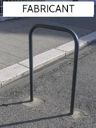 Arceau urbain - Axinov - en acier peint - diamètre 42 mm - deux coudes_0