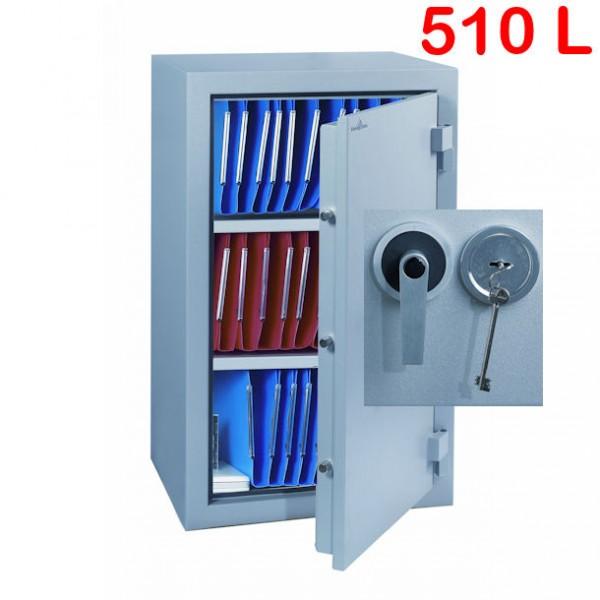 Armoire forte STAR PROTECT 500 à clés - grande capacité de stockage - protection contre le vol et l'espionnage industriel_0