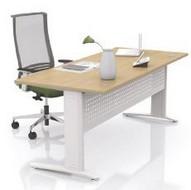 Bureau droit professionnel en mélamine avec chants ABS antichocs 2 mm - STAR_0