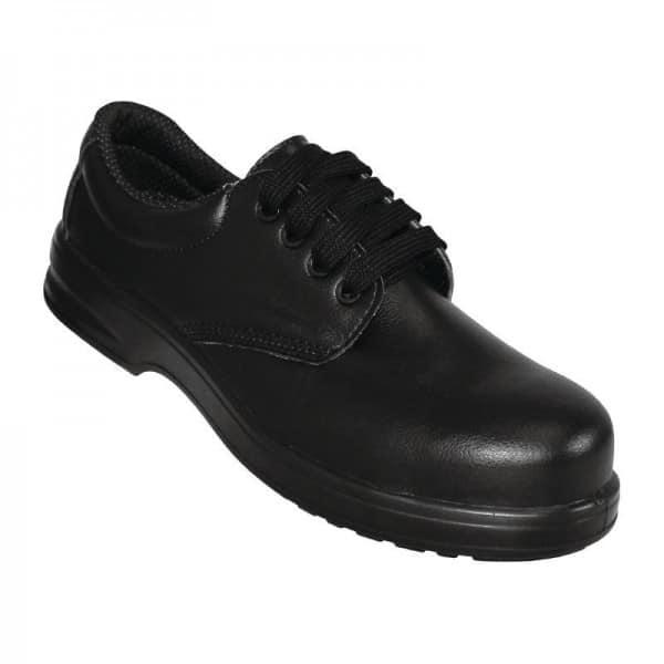 Chaussure de sécurité à lacet noire (Taille: 39)_0