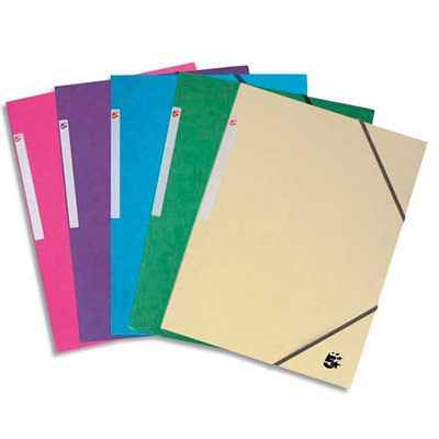 LOT DE 10 CHEMISES 1ER PRIX 3 RABATS ET ELASTIQUE - CARTE 5/10E - COLORIS ASSORTIS PASTEL