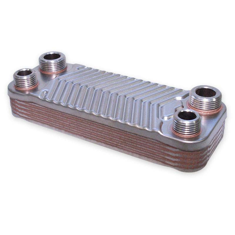 Échangeur de chaleur thermique en acier inoxydable - 10 plaques - 22 kW max - Eau solaire 16_0000829_0