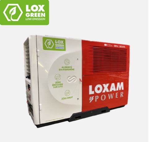 Groupe électrogène à hydrogène GEH2 - zéro émission - puissance de 100 kVA à 2MVA - super insonorisé_0