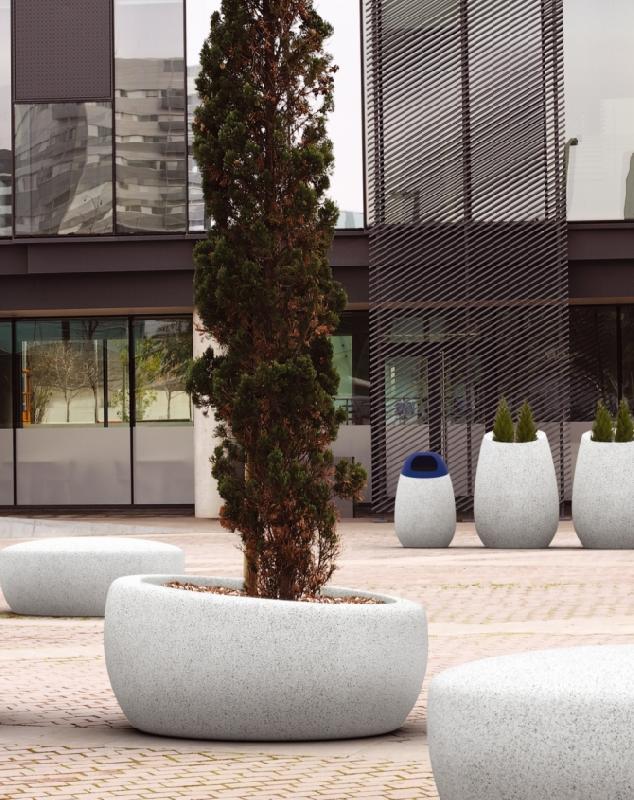 Jardinière en béton design 'Russes' - Préfabriqué - Plusieurs dimensions disponibles_0