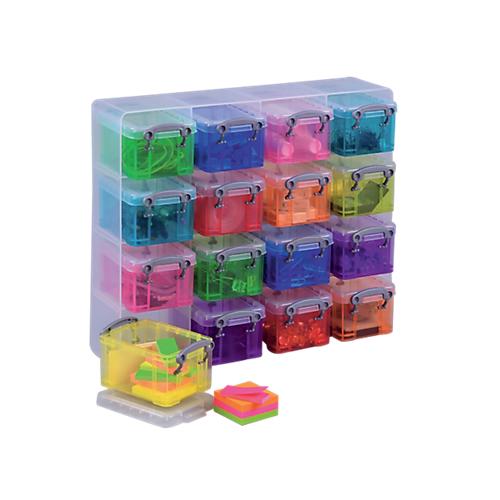 MINI BOITE DE RANGEMENT REALLY USEFUL BOX 0.14 22 8 X 22 4 X 6 5 CM  ASSORTIMENT 16 UNITÉS Comparer les prix de MINI BOITE DE RANGEMENT REALLY  USEFUL BOX 0.14 22 8 X 22 4 X 6 5 CM ASSORTIMENT 16 UNITÉS sur Hellopro.fr