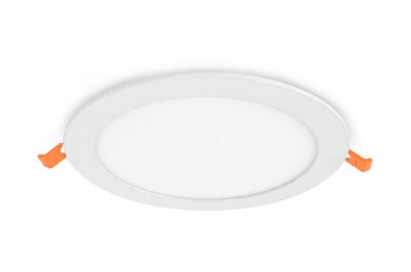 Plafonnier slimy ii downlight d225mm 18w 4000k aluminium - MIIDEX - 100030 - 861071_0
