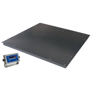 Plate-forme Baxtran 1500kg et 3000kg - 1200x1200mm - Indicateur G308 inclus - Acier avec protection IP67_0