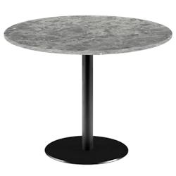 Restootab - Table Ø120cm - modèle Rome marbre nabu - gris TB-ROMXL-R120M-NABU_0