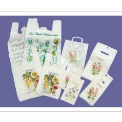 Sacs en plastique PEHD ou PEBD - Gaine blanche ou couleur - Impression jusqu'à 6 couleurs - Bretelles et grande contenance_0
