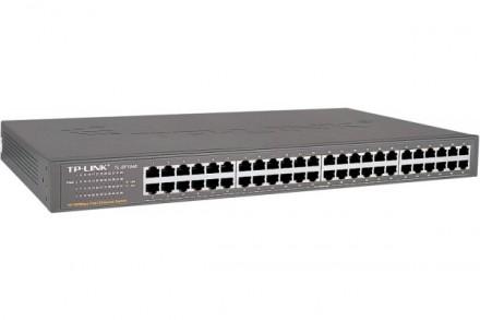 Switch réseau rackable TP-Link - 48 ports RJ45 10/100 Mbps - Compatible IEEE 802.3/802.3u_0