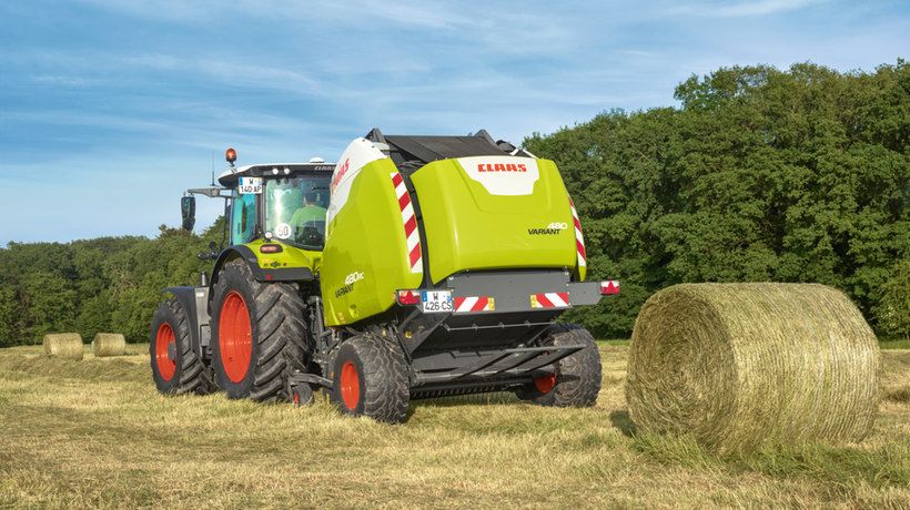 Variant 460 rf/rc - presse à balle ronde - claas - diamètre de balle 0,90 à 1,55 m_0