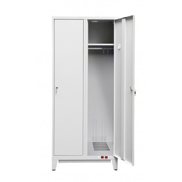 Vestiaire séchant chauffant rapide - Largeur de case 400 mm - Sans séparation verticale - 500W - Rolléco_0
