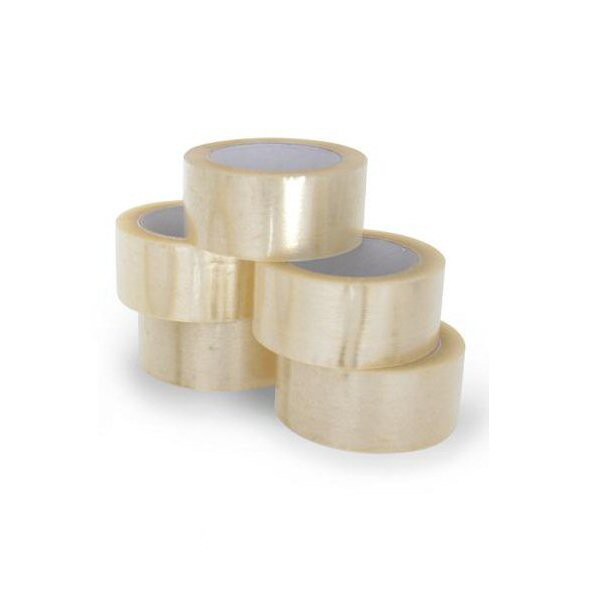 Adhésif transparent Poly-Eco - Hot Melt 48 mm x 100 m - 25 my - Réf PT148100_0