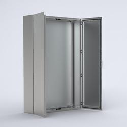 Armoires de stockage monobloc en acier inox, double porte - ekds_0